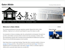 Tablet Screenshot of gatoraikido.org